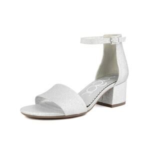 Sugar Women’s Sandals sz 6 Silver Block Heel NEW # bag 50-K